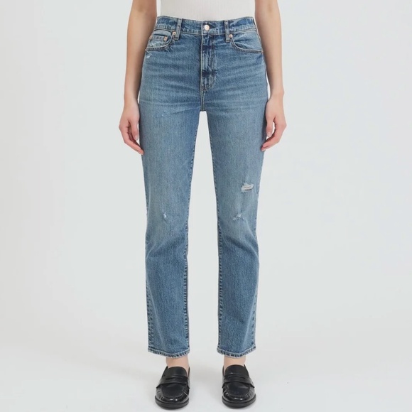 Daze Denim High Rise Relaxed Skinny Jeans - Picture 1 of 5